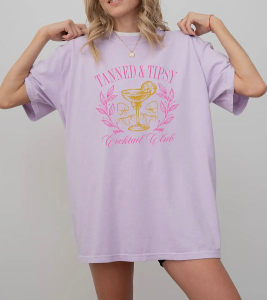 Tanned & Tipsy Tee