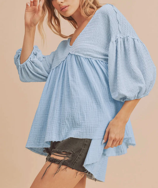 Blue Natalie Top